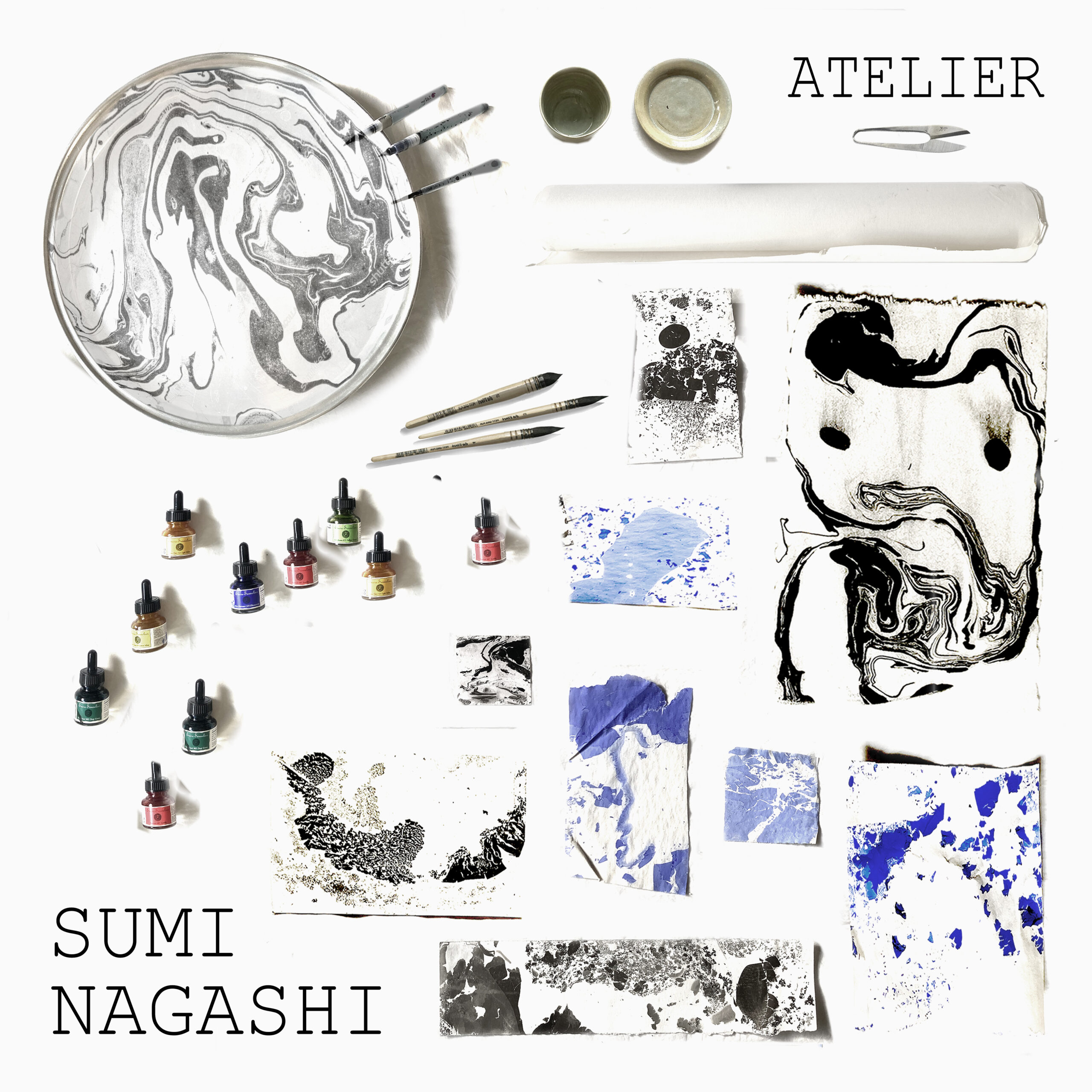 Atelier créatif | suminagashi 1